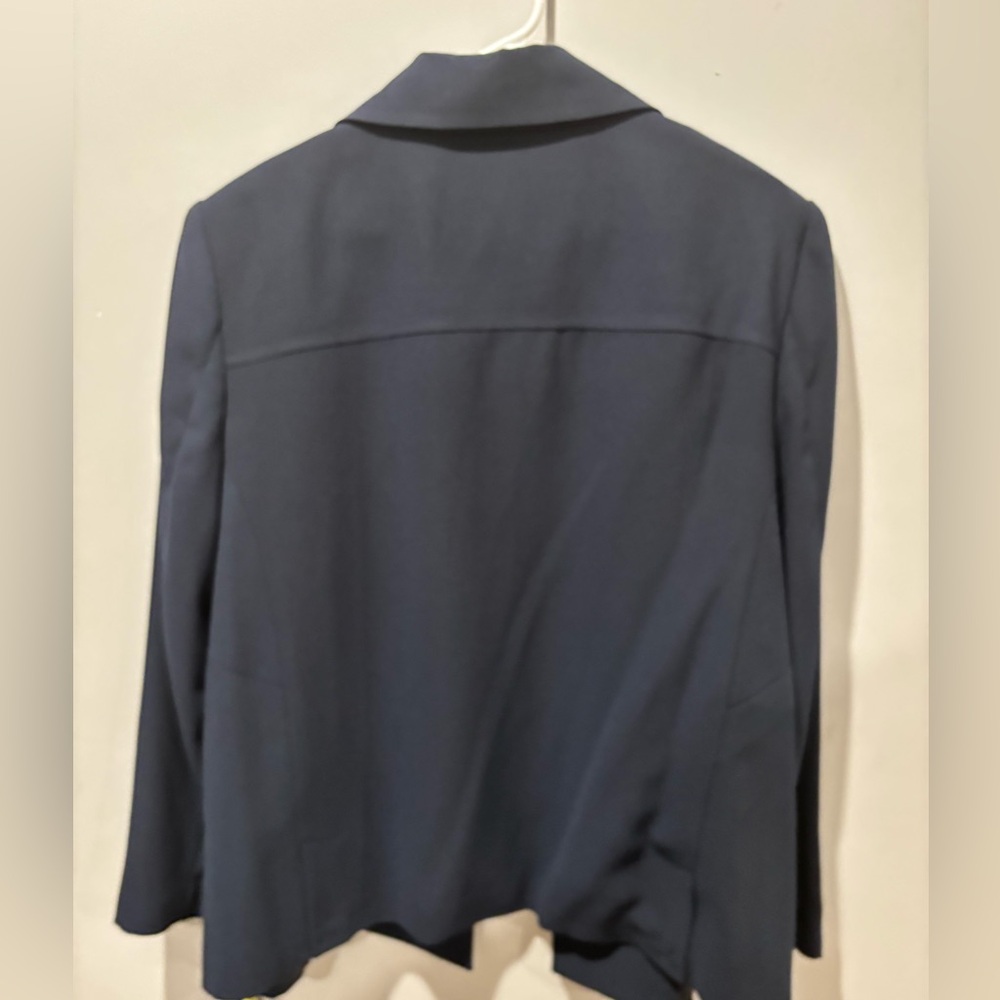 Women’s Navy Blue Button Up Blazzer - Picture 5 of 7